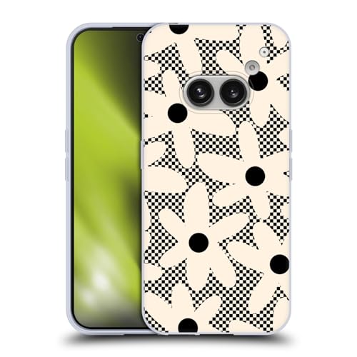 Head Case Designs �������C�Z���X Kierkegaard Design Studio �f�C�W�[ �u���b�N �N���[�� �h�b�g �`�F�b�N ���g�� ���ۃp�^�[�� �Q���P�[�X [�~���^���[�O���[�h�ی�] Nothing Phone (2a)