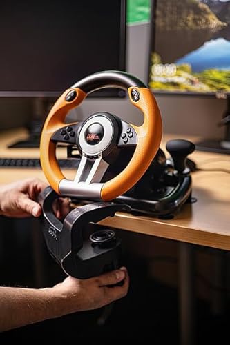 Speedlink Table Mount para Drift O.Z. y Trailblazer Racing Wheels – Soporte de Mesa para Volantes de Gaming – Accesorio para PC y Gaming – Soporte de Volante de Gaming con Tornillo Manual