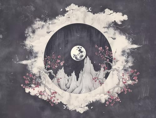 Diamond Painting Montagne de lune cadeau créatif idéal pour adulte et enfant 5D DIY
