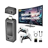 Retro Game Stick 4K HDMI Plug & Play Console with 2.4G Wireless Controllers – Support 40+ Emulators, Dual Players, Save Progress & 4K Output (256G / 60,000+ Games)