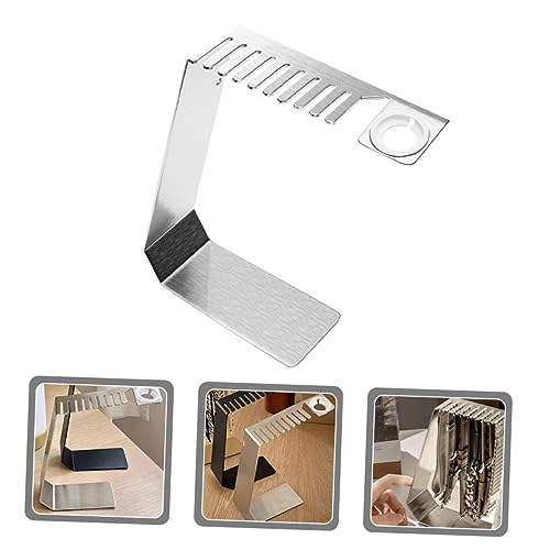 Support de chargeur en métal argenté pour montre connectée avec base stable - 3