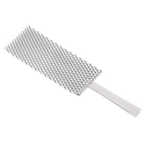 Brrnoo Platinized Titanium Anode Rhodium Jewelry Plating Tool, Jewelry Plating Plater Jeweler Tool Titaniums Mesh Platinized Anode Rhodium Palladiums Jewelry Plating Plater Tool Mesh with Handle