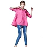 Processus : tissé. YALI In The Sleeves Loose Cotton Veste, Pièces de rouge, taille unique
