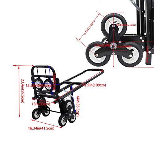 Carretilla plegable para escaleras de acero 420 lbs miniatura 4