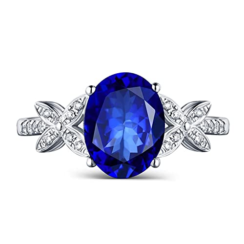 Anneaux empilables en tanzanite 18K : sublimez votre style vintage au quotidien