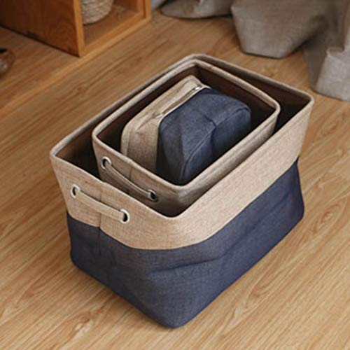 Serenable Cesta de Armazenamento Dobrável Roupas Cesto de Roupa Brinquedos Balde Organizador - Marin