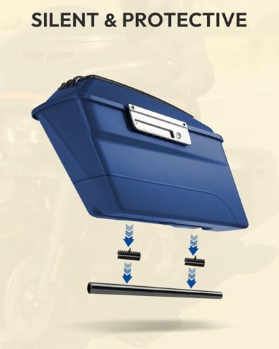 Soportes de goma para alforjas Harley 1996-2013 miniatura 4
