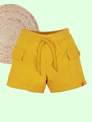 Image of KiddoPanti Boys 100% Cotton Knitted Above Knee Length Basic Cargo Shorts