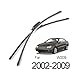 Car Windshield Wiper Blades Compatible With Mercedes CLK200 CLK240 CLK270 CLK280 CLK320 CLK350 CLK500 CLK550 CLK55 CLK63 W209 C209 2002-2009