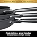Ninja C53300 Foodi NeverStick Premium 3-Piece Cookware Set with Glass Lid, Anti-Scratch Nest System, Hard-Anodized, Nonstick, Durable & Oven Safe to 500°F, Slate Grey