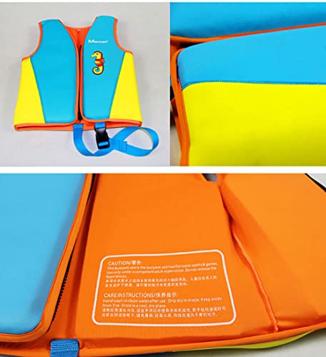 NEARAY Colete salva-vidas para crianças, macio, confortável, seguro, durável, fácil de usar, colete