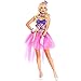 GDYJP Halloween Color Color Circo Clawn Fairy Cosplay Costume Carnival Fiesta (Color : A, Tamaño : One Size)