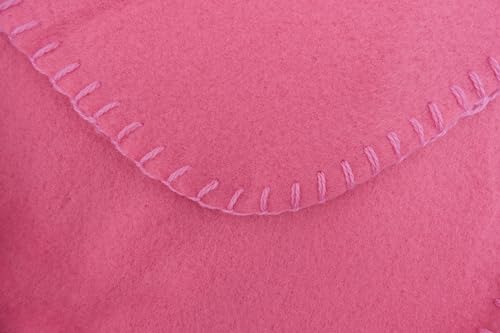 CB Home & Style Fleecedecke Uni 130 x 170 cm Pink