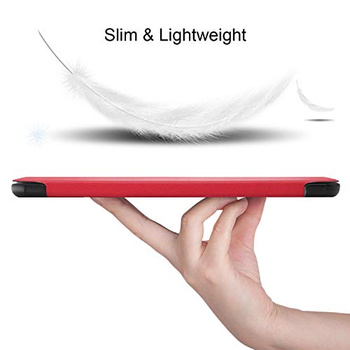 Lobwerk Case for Huawei MatePad Pro MRR-W29 2021 10.8 Inch Protective Case with Stand Function and Auto Sleep/Wake Function Red - Image 2