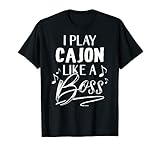instrumento musical cajon drum Camiseta divertida como un jefe para tu Lady Boss favorita. Taza como un jefe y película como un jefe. Incluso los regalos de Papá Noel como un jefe están ahí. Gran regalo para instrumentos de otomatón, Texas Instruments, camisetas de banda para hombres y mujeres, camisetas de banda de rock