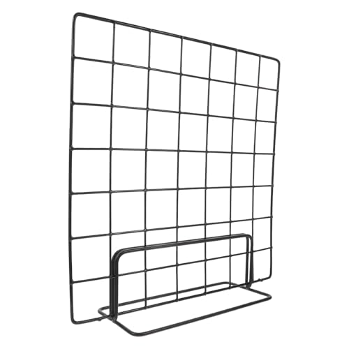 Expositor de sobremesa de metal ABOOFAN para joyería y panel de rejilla decorativo, 2 uds