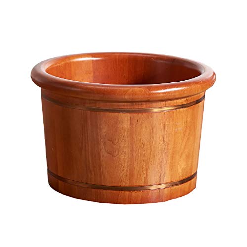 Bassin de pieds en bois contre la fatigue plantaire avec option massage spa