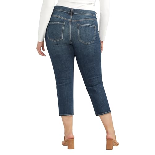 Jag Jeans Women's Plus Size Maya Mid Rise Capri-Legacy3