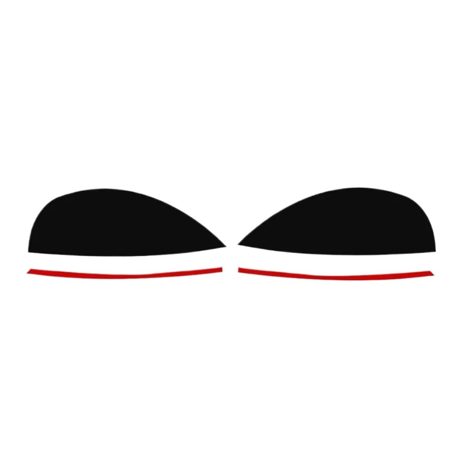 Headlight Eyebrow Fit for-BMW Mini Cooper F54 F55 F56 F57 R55-R59 Headlight Eyebrow Decoration(F54-F57 Sticker)