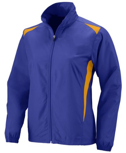 Augusta Sportswear Womens Premier Jacket L Purple/Gold #TOP20