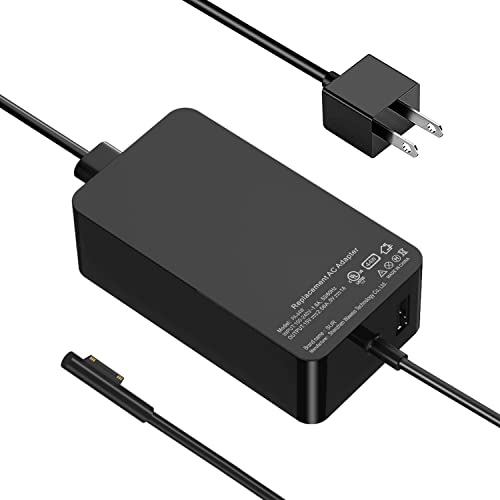BDPERST Surface Pro Charger, 44W Surface Charger (for Surface Pro 7 6 5 4 3 X, Surface Laptop 3 2 1, Surface Go 2 1, Surface Book Power Supply Adapter, for Microsoft Surface Laptop and Tablet