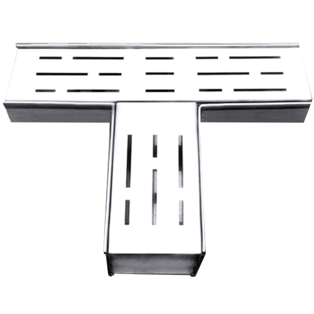 Grille de douche en acier inoxydable pour un garage propre et extérieur moderne