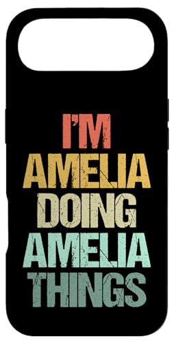 I'm Amelia Doing Amelia Things ? ȂƂ킴 Amelia X}zP[X iPhone Air p