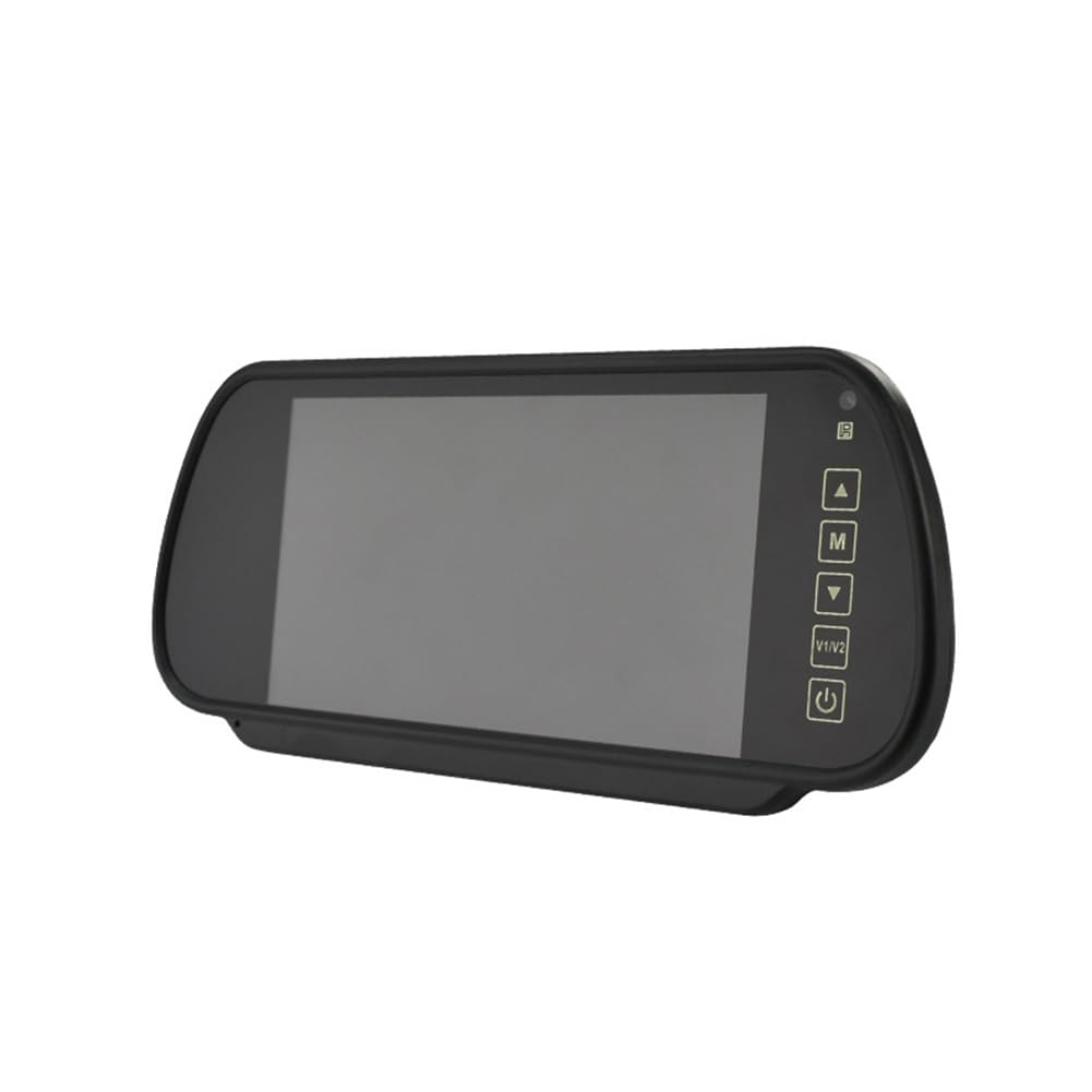 CTRLZS Moniteur de Rétroviseur LCD de Voiture de 7 Pouces, Écran de Stationnement, Assistance à L'Affichage Automatique pour Caméra de Recul, Pièces de Rechange