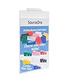 Source One Deluxe 8.5 x 11 Slotwall / Slatwall Premium Clear Sign Holder
