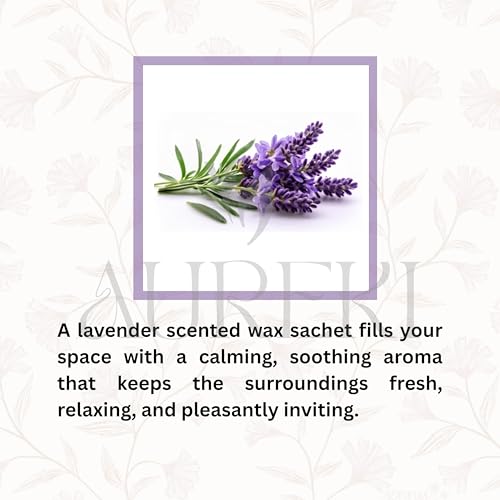 Image of Lavender Scented Wax Sachet Set of 3 | Long Lasting Lavender Upto 30 Days | Handmade Wax Sachet | Sachet for Wardrobe, Car, Cupboard and Home Decor