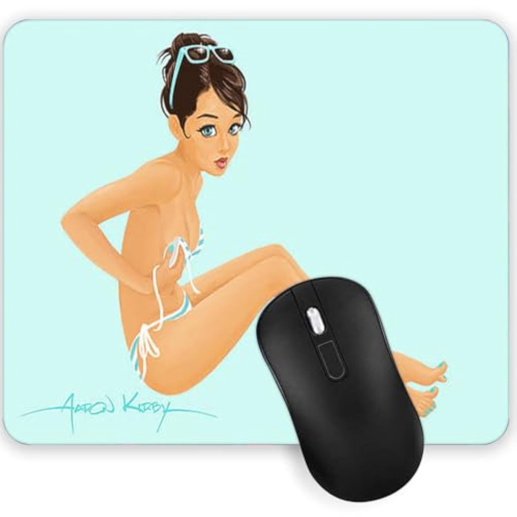 Mouse Pad with Anti-Slip Base, Spill-Resistant for Laptop & Gaming