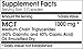 MCT 1000mg MCT Medium Chain Triglycerides ~ 100 Capsules - No Additives ~ Naturetition Supplements