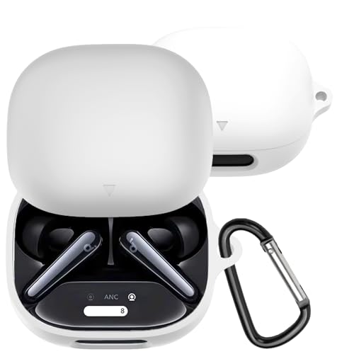 INIAYOH For Anker Soundcore Liberty 4 Pro �ی�P�[�X Anker Soundcore Liberty 4 Pro �P�[�X �J���r�i�t�� �ϏՌ� �����^ �h���h�o �[�d�\ �����h�~�i�z���C�g�j