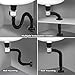 Bathroom Sink Drain Kit with Flexible Expandable P-Trap, Anti-Clogging Hair Catcher & Deodorizer, 1-1/4