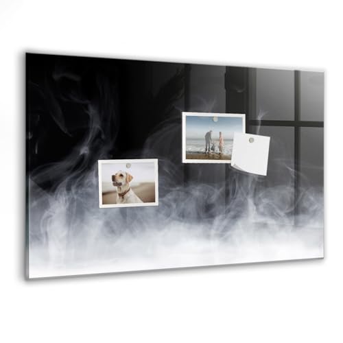 Tableau magnétique verre haut de gamme résistant aux rayures couleur fumée pour intérieur épuré