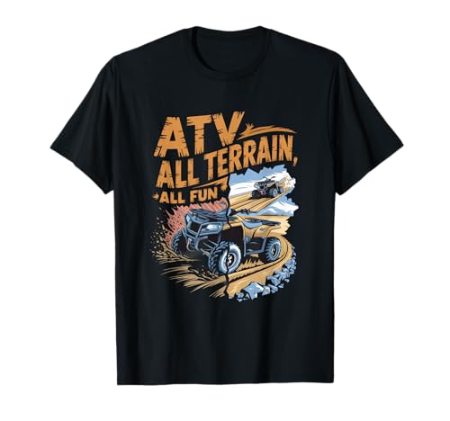 ATV todo terreno, todo divertido ATV Quad Riding Camiseta
