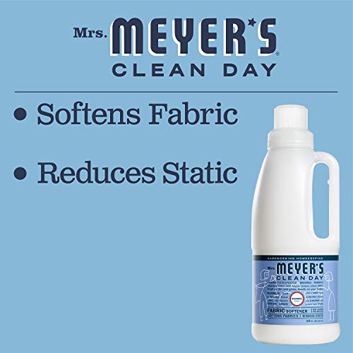 Mrs. Meyer's Liquid Fabric Softener, Infused With Essential Oils, Paraben Free, Bluebell, 32 Oz (32 Loads) #TOP4
