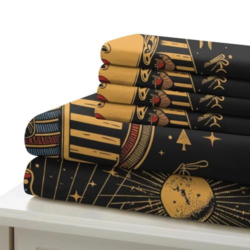 Linge de lit égyptien moderne avec impression 3D haute définition 260x220cm