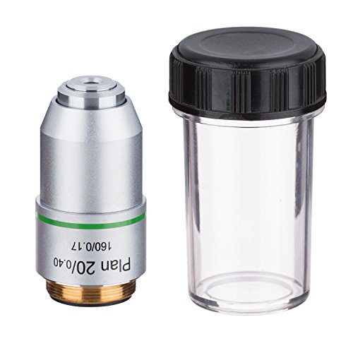 AmScope PA20X 20X Plan Achromatic Microscope Objective Lens