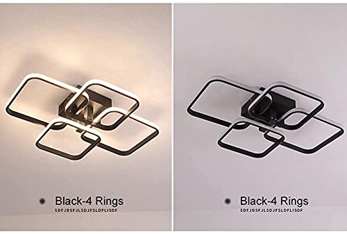 Plafond à LED dimmable 3000K-6000K avec télécommande pratique - 2