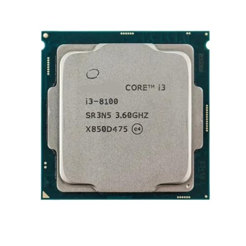 Processeur Core i3 8100 CPU informatique de bureau socket LGA 1151 quad core