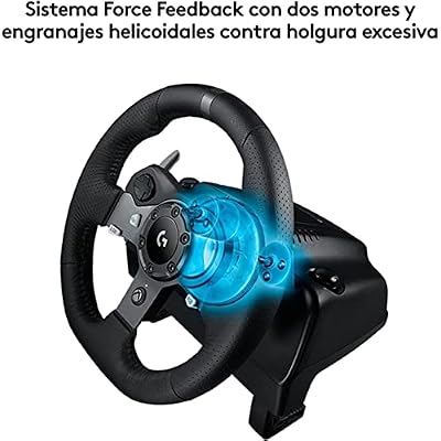 عجلة القيادة والدواسات من Logitech G920 ، 941-000123 (عجلة القيادة والدواسات f / PC و Xbox One)