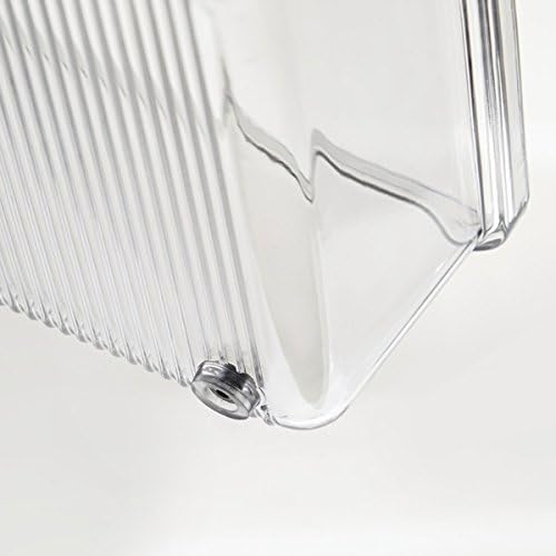 mDesign Expandable Cutlery Tray - Cutlery Holder for Flatware - Kitchen Utensil Holder - 6 Compartments - Clear