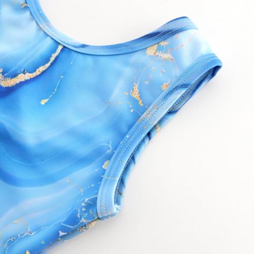HOZIY Gymnastics Leotards for Girls with Shorts Biketards Dance Tumbling Outfits Matching Scrunchies 1-12 Years Old