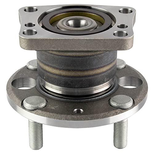 Image of TRQ Rear Left and Right Wheel Bearing and Hub Assembly Set 2 Piece Compatible with 2011-2014 Mazda 2