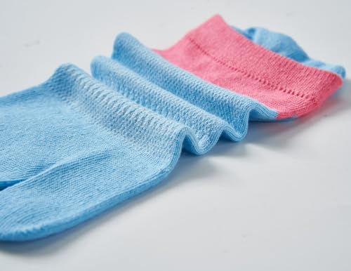 Fasot Women Tabi Socks No Show Split Toe for Sandal Flip Flop Ninja Japan Cotton 6 Pack