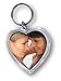 Produktbild ZEP Schlüsselanhänger Herz Acryl Foto 5 x 1 x 3 cm