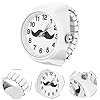 TOBBOMEY Elastic Decorative Ring Watch for Women Stylish Digital Finger Ring with Numbers High-grade Material Practical and Convenient Timepiece for Everyday Use #4