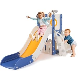 Mamizo YL-17 Freistehende Kinderrutsche mit Stauraum