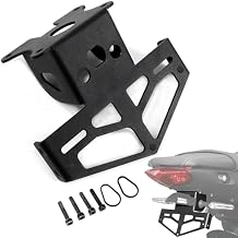MT09 FZ09 Fender Eliminator Kit 21-23, License Plate Holder Bracket Tail Tidy with OEM and Aftermarket Turn Signals for Yamaha MT-09 FZ-09 2021 2022 2023 Accessories
